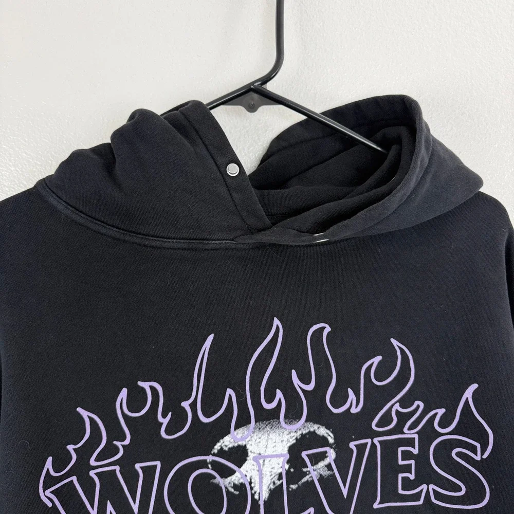 Civil Regime Hoodie Mens Large Black Wolves Graphic Limited Edition 743 of 1000 - Picture 2 of 9